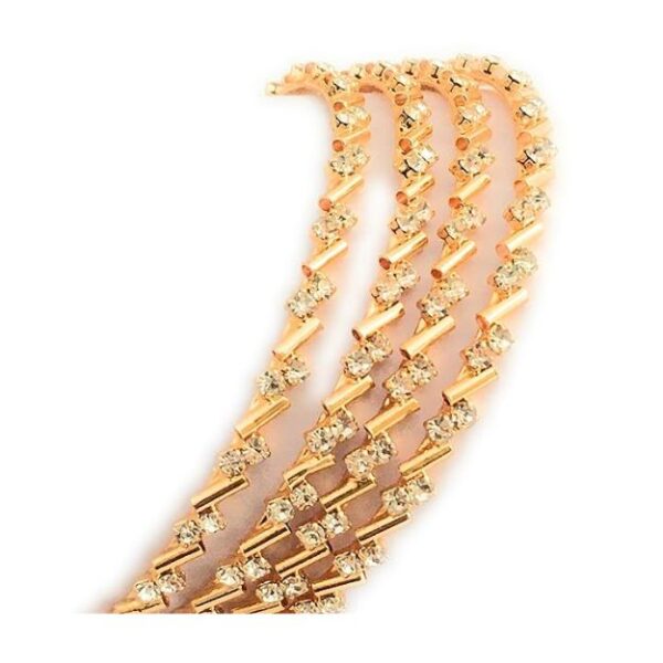 Copper One Gram Gold Plated Stone Bangles for Women and Girls - Image 2