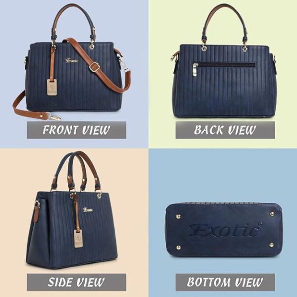 Women's Striped Line Handbag for Women - Image 3